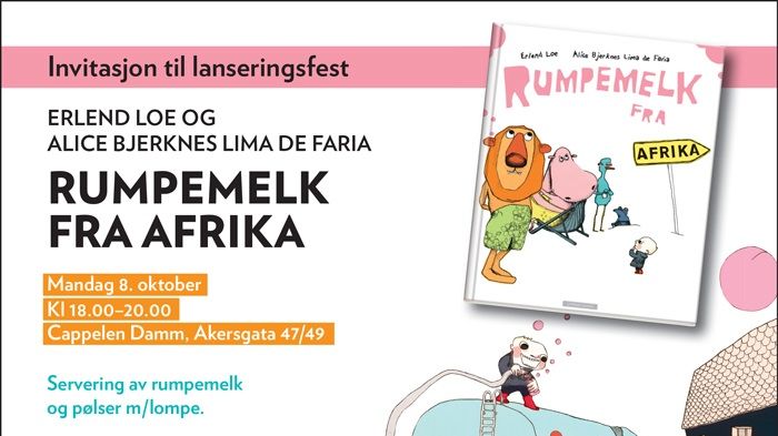 Velkommen til lansering: Rumpemelk fra Afrika 