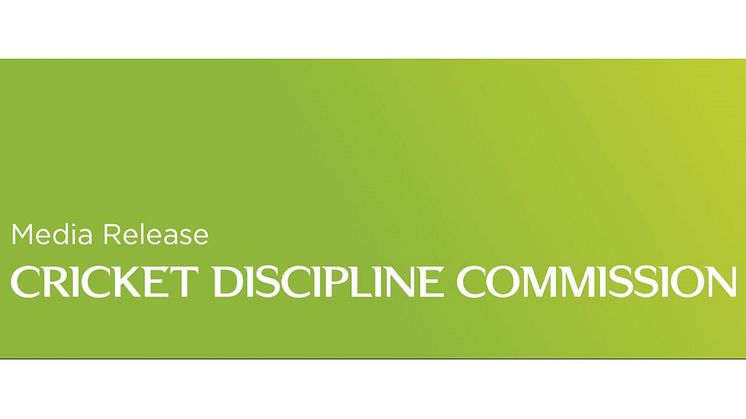 Cricket Discipline Commission Hearing - Essex CCC