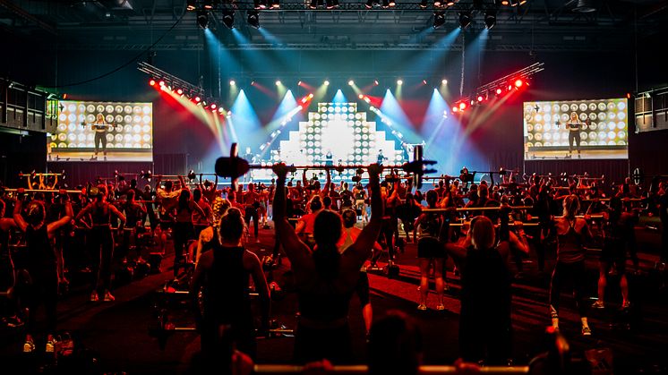 Les Mills Nordic shakes up Stockholm with a record-breaking fitness event