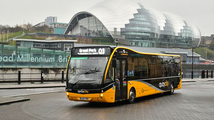 Better buses introduced to help play an important part in the economic and environmental recovery of Newcastle’s city and Quayside