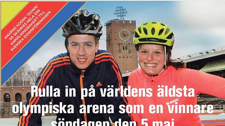 Delta i Sveriges vackraste cykellopp - uppge koden "DOWN" vid anmälan