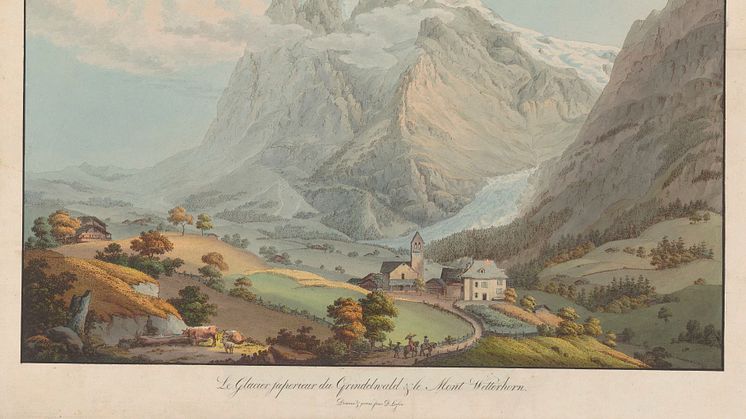 Simon Daniel Lafond_Le Glacier superieur du Grindelwald & Wetterhorn(c)Sammlung Stiftung Familie Fehlmann Winterthur