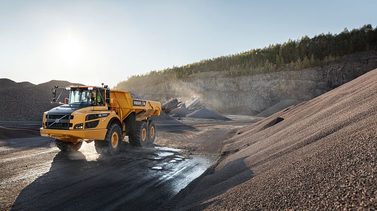 Volvo dumprar - drifttid och underhållskostnader