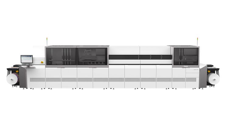 Canon LabelStream LS2000 använder nyutvecklade skrivhuvuden från Canon och vattenbaserade polymerbläck 