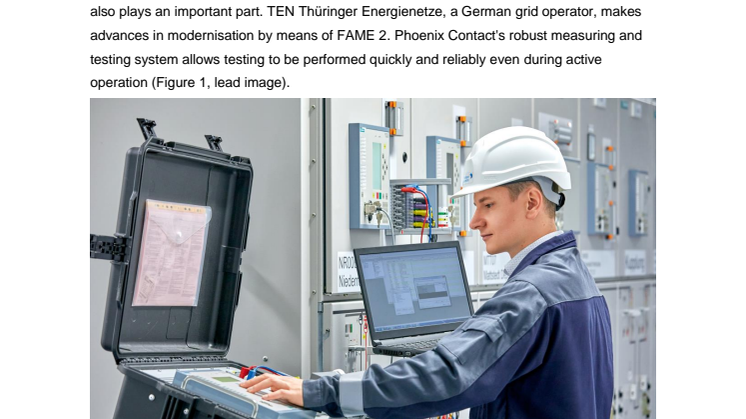 Robust plug-in test system facilitates testing of protective devices