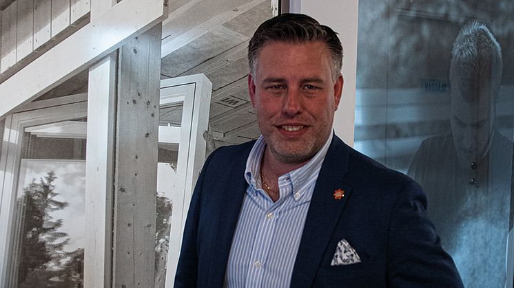 Mikael Tykesson, ny försäljnings- och marknadschef på bygghandelskedjan Woody Bygghandel med ett 50-tal delägare och totalt 100 anläggningar.