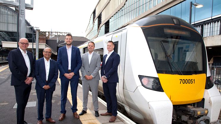 Class 700 contract signed - alongside train