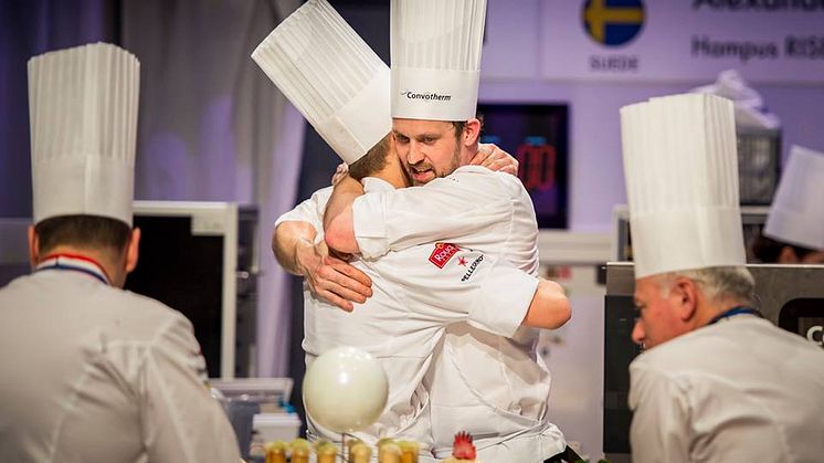 Alexander Sjögren i Bocuse d´Or i Lyon. 