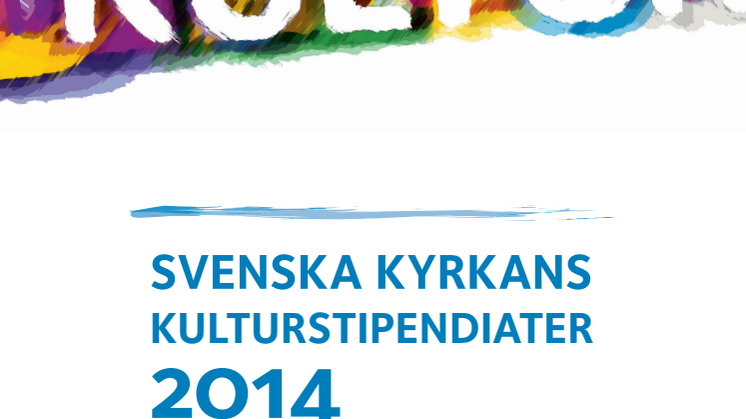 Svenska kyrkans kulturstipendiater 2014