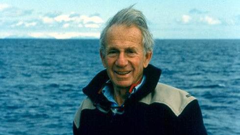 Walter Munk, professor emeritus of geophysics, Scripps Institution of Oceanography. Photo Credit: Jeff Corda