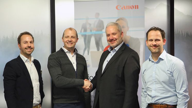 Canon inngår strategisk partnerskap med Documaster