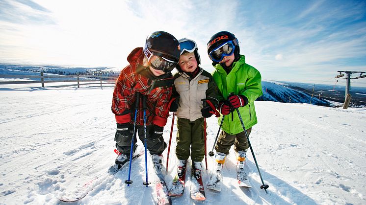 Gratis skidåkning för barn i januari