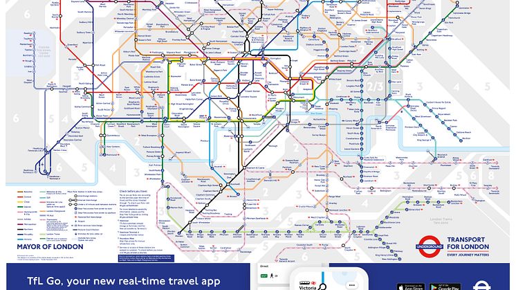 The new temporary Tube map shows Thameslink stations