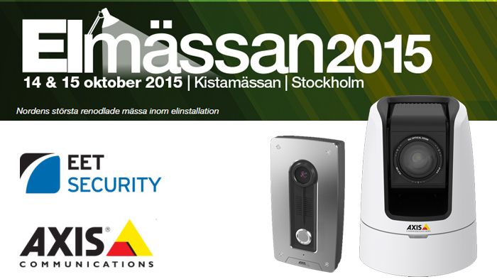 Välkommen att besöka oss på Elmässan 2015, Stockholm, 14-15 oktober, Monter: L:13