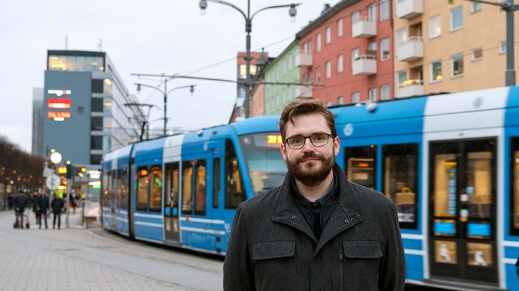 Hans Cruse, kanslichef på föreningen Spårvagnsstäderna som arrangerar Spårvägsforum. Foto: Spårvagnsstäderna