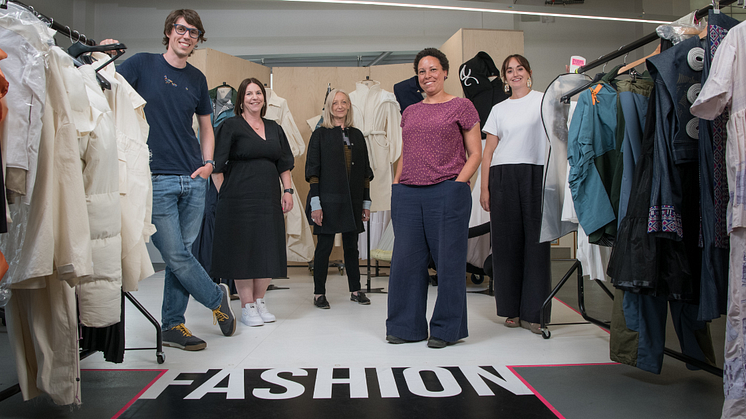 Pictured from l-r are members of the project team – Dr Tom Stanton, of Loughborough University; and Dr Kelly Sheridan, Professor Anne Peirson-Smith, Dr Miranda Prendergast-Miller, and Dr Alana James of Northumbria University