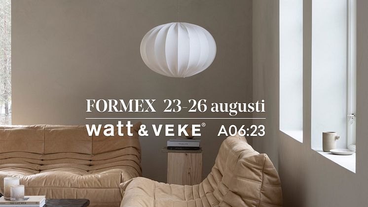 Vi ses på Formex i augusti 2022
