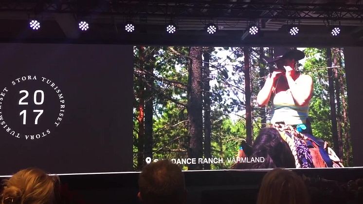 Sun Dance Ranch mycket nöjd finalist till Stora TurismprisetD