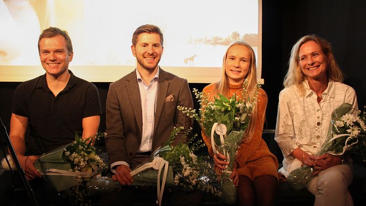 Fv. Krister Fjermestad, Andrè Tøgersen, Emilie Mikalsen og Mona Askmann