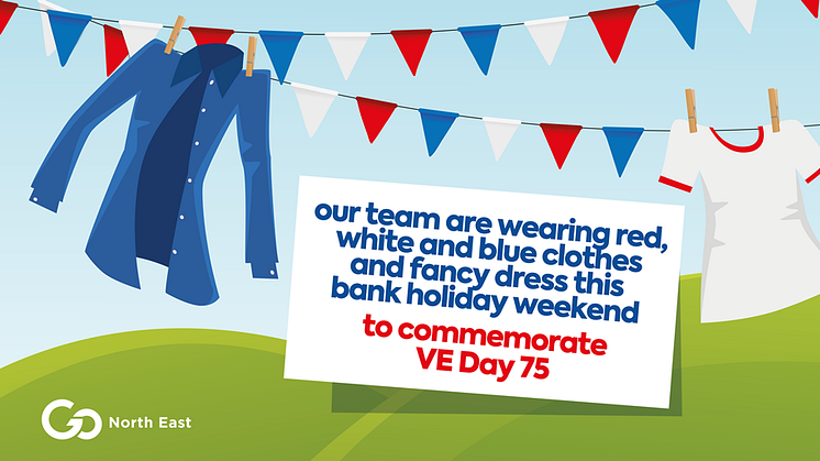 Go North East bus drivers set to wear red, white and blue to commemorate VE Day