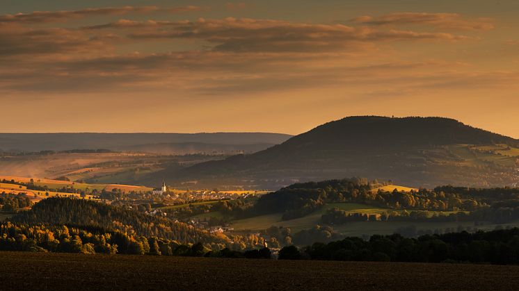 Das Erzgebirge im Sonnenuntergang (Foto: TVE/Uwe Meinhold)