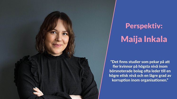 Perspektiv: Maija Inkala, Allbright – om jämställdhet