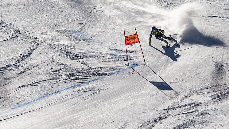 Sara Hector slutade på 12e plats i Sölden 2021. Nu går hon in rankad som etta i världen. Foto: Maxim Thore, Bildbyrån