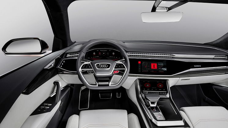  Audi Q8 sport concept med integrerat Android 2 