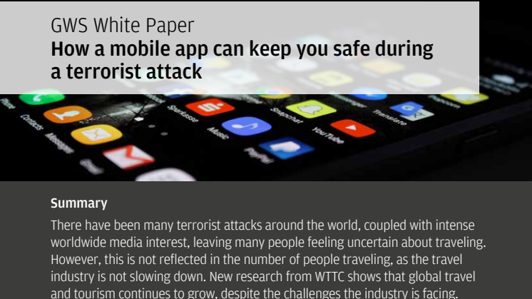 How a mobile app can keep you safe during a terrorist attack