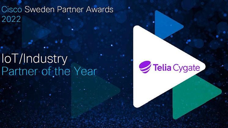 Telia Cygate utses till årets IoT-partner i Nordeuropa