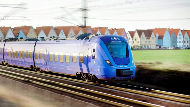 Kontrakt värt cirka 1,5 miljarder SEK: Alstom levererar ytterligare 25 Coradia Nordic regionaltåg till Skånetrafiken
