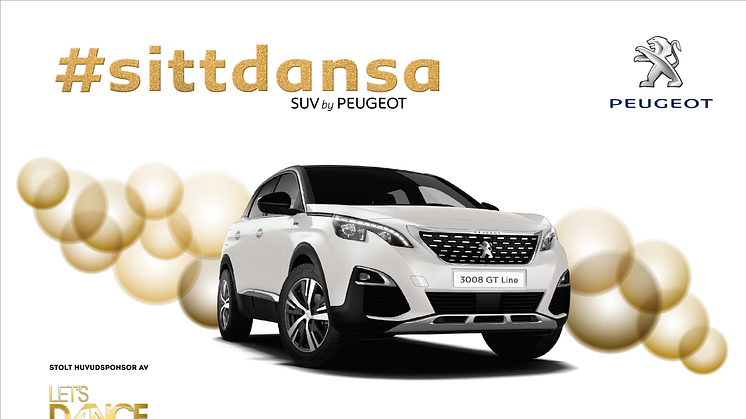 Peugeot Sverige är stolt sponsor av Let's dance. 