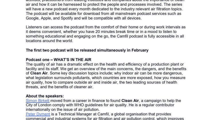 Camfil's Podcast series- 'Lets Talk Clean Air'.pdf