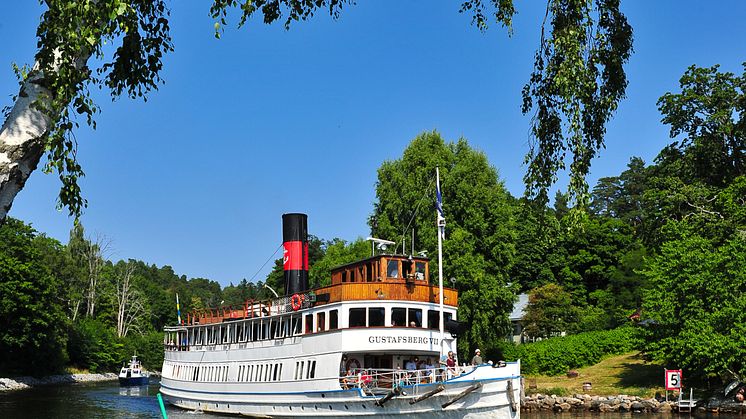 M/S Gustafsberg VII i Baggenstäket. Foto: Magnus Rietz