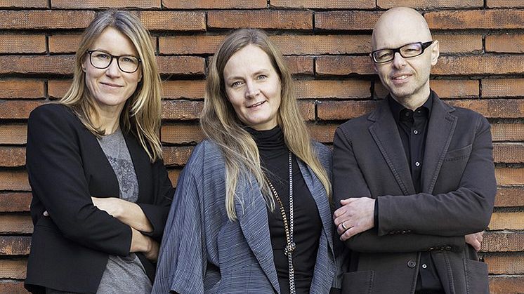 Lisa Wikström, Katja Hillström och David Hanson. Foto: Antonius van Arkel, AIX.