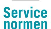 Logo for SBA's Servicenormen 