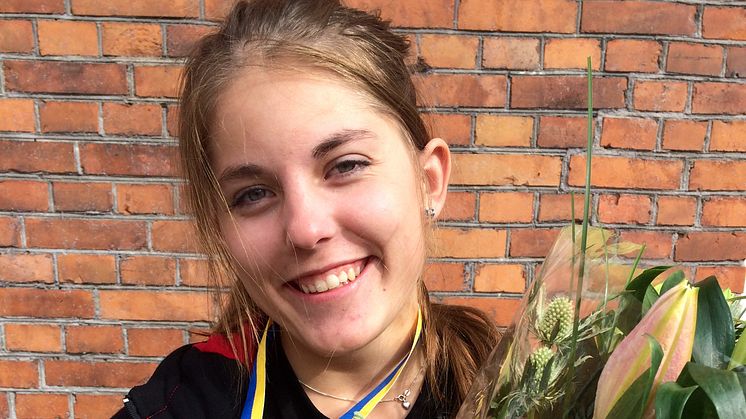 Sofia tog SM-GULD i plåtslageri