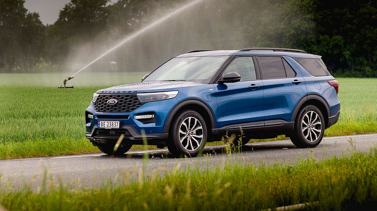 Ford Explorer ladbar hybrid 2020 Norge