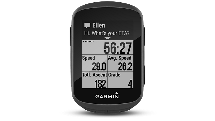 Garmin® Edge® 130 – en kompakt cykeldator med GPS och Strava Live Segment