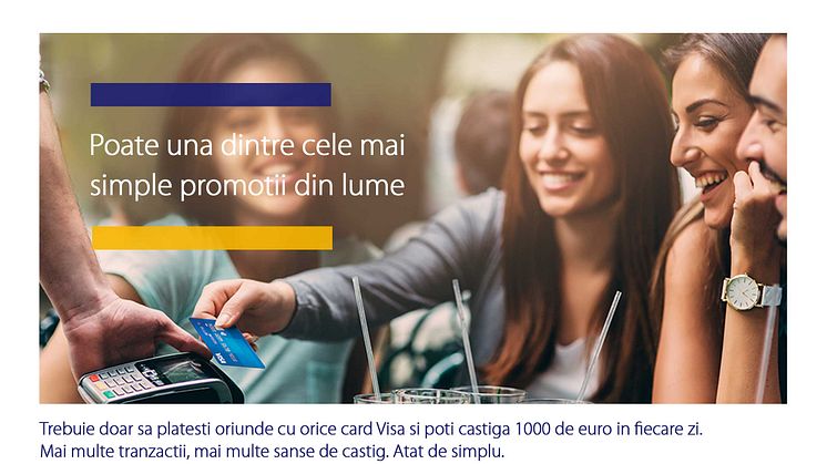 Visa lansează în România „Poate cele mai simple promoţii din lume”