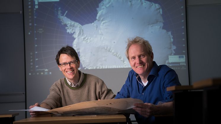 Dr Jan De Rydt and Professor Hilmar Gudmundsson of Northumbria University