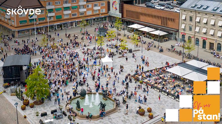 På stan är det koncept som kommer användas framöver för aktiviteter som sker i Skövde centrum. Foto: upplevskovde.se