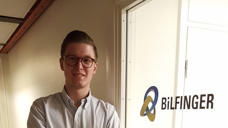 Oskar Andersson, Trainee vid Bilfinger Maintenance Chemicals