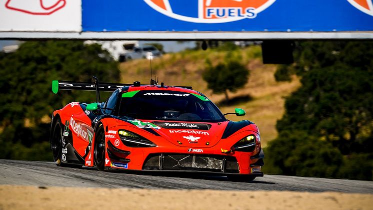 Femteplads på Laguna Seca sendte Frederik Schandorff til tops i IMSA-mesterskabet