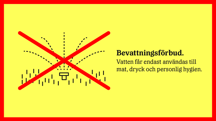 Bevattningsförbud införs i Halmstad och Laholm 