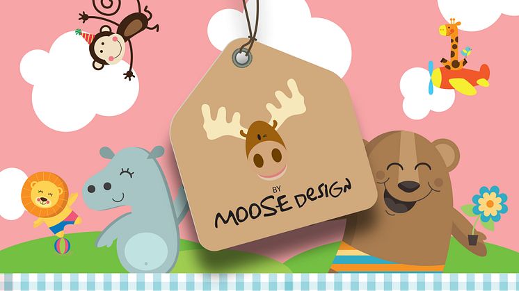 Gavesett for små sjarmtroll fra Moose Design.