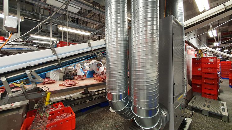 Camfil Air Cleaner at Tönnies Meat Production Facility