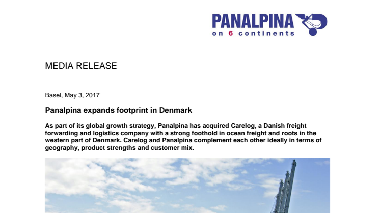 Panalpina expands footprint in Denmark