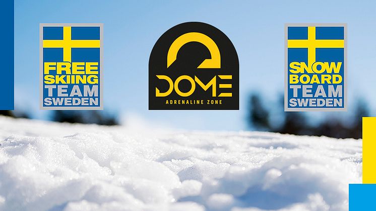 The Dome Adrenaline Zone ny partner till Freeski- och Snowboardlandslaget