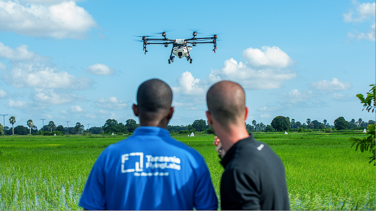 DJI drones against malaria